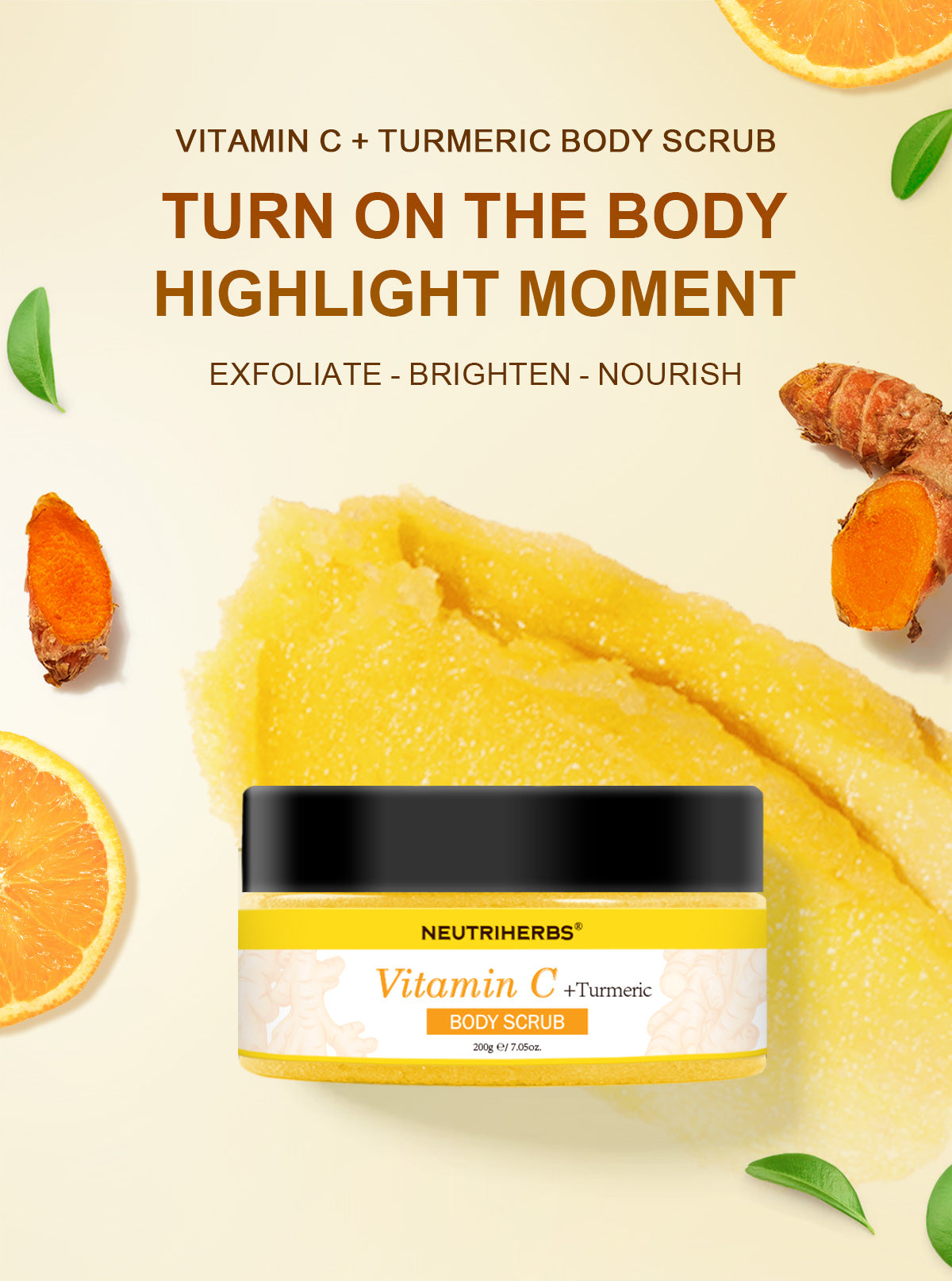 Selling Wholesale Brightening Turmeric Body Scrub ( 10 for 65)