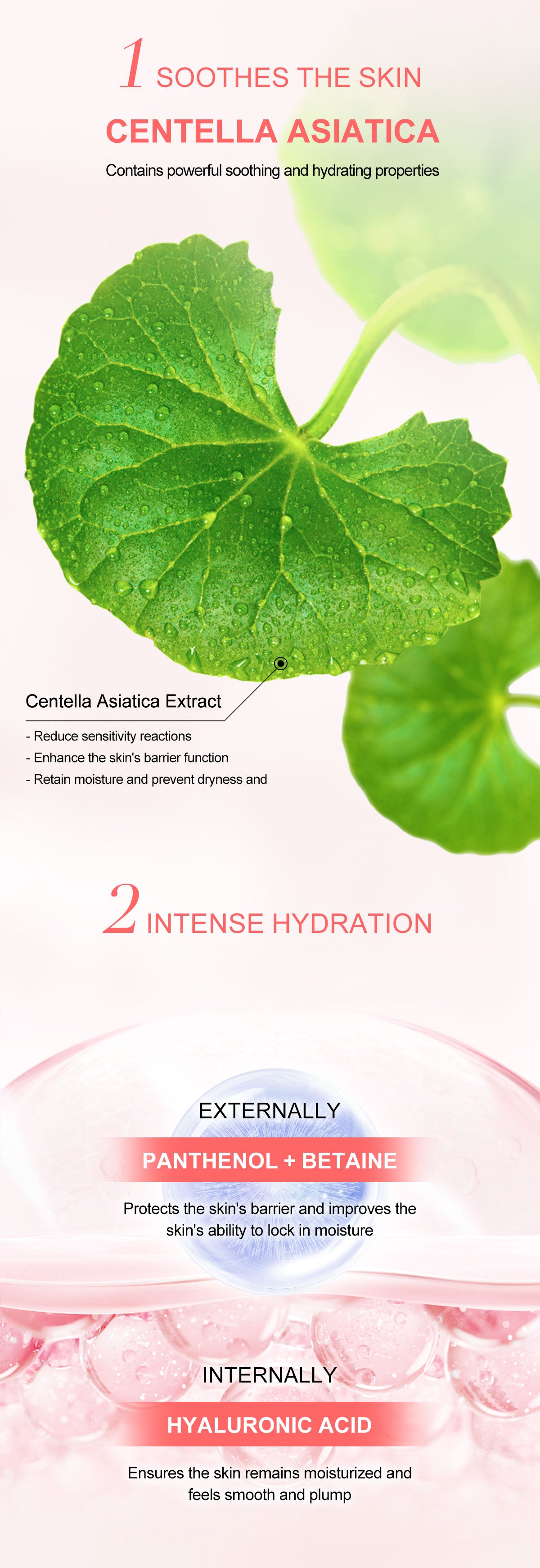 Sheet Mask Manufacturer Centella Asiatica Protection Facial Sheet Mask