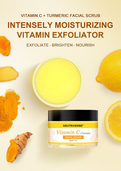 Vitamin C & Turmeric Microdermabrasion Scrub with good result 