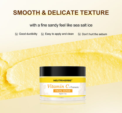 Vitamin C & Turmeric Microdermabrasion Scrub with good result 