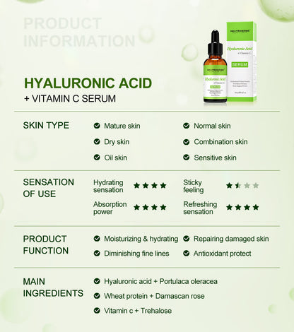 Private Label Hyaluronic Acid Serum for Dry Skin