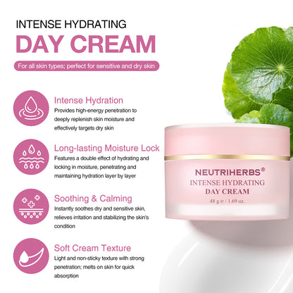 Intense Hydration; Long-lasting Moisture Lock; Soothing & Calming