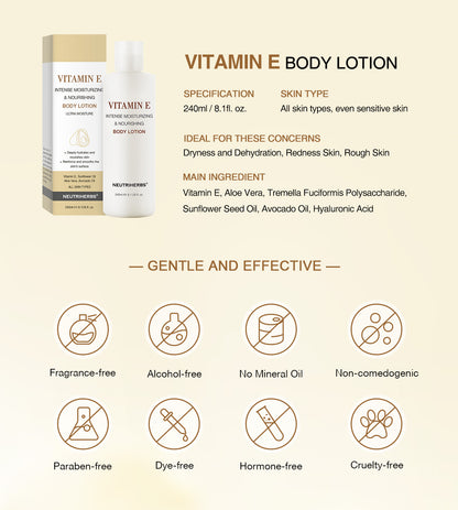 Body Lotion Company Vitamin E Moisturizing & Nourishing Body Lotion