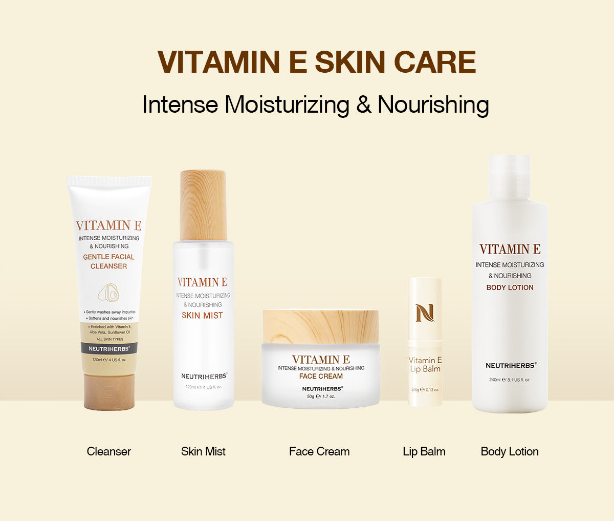 Body Lotion Company Vitamin E Moisturizing & Nourishing Body Lotion