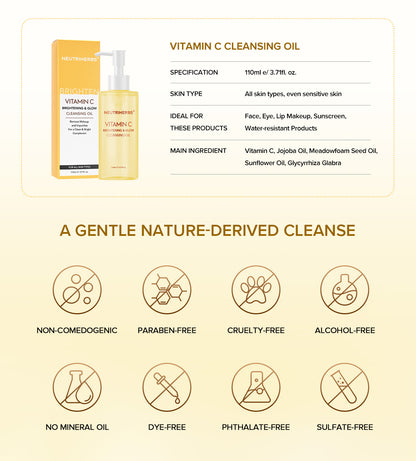 Private Label & Wholesale Vitamin C Cleansing Oil