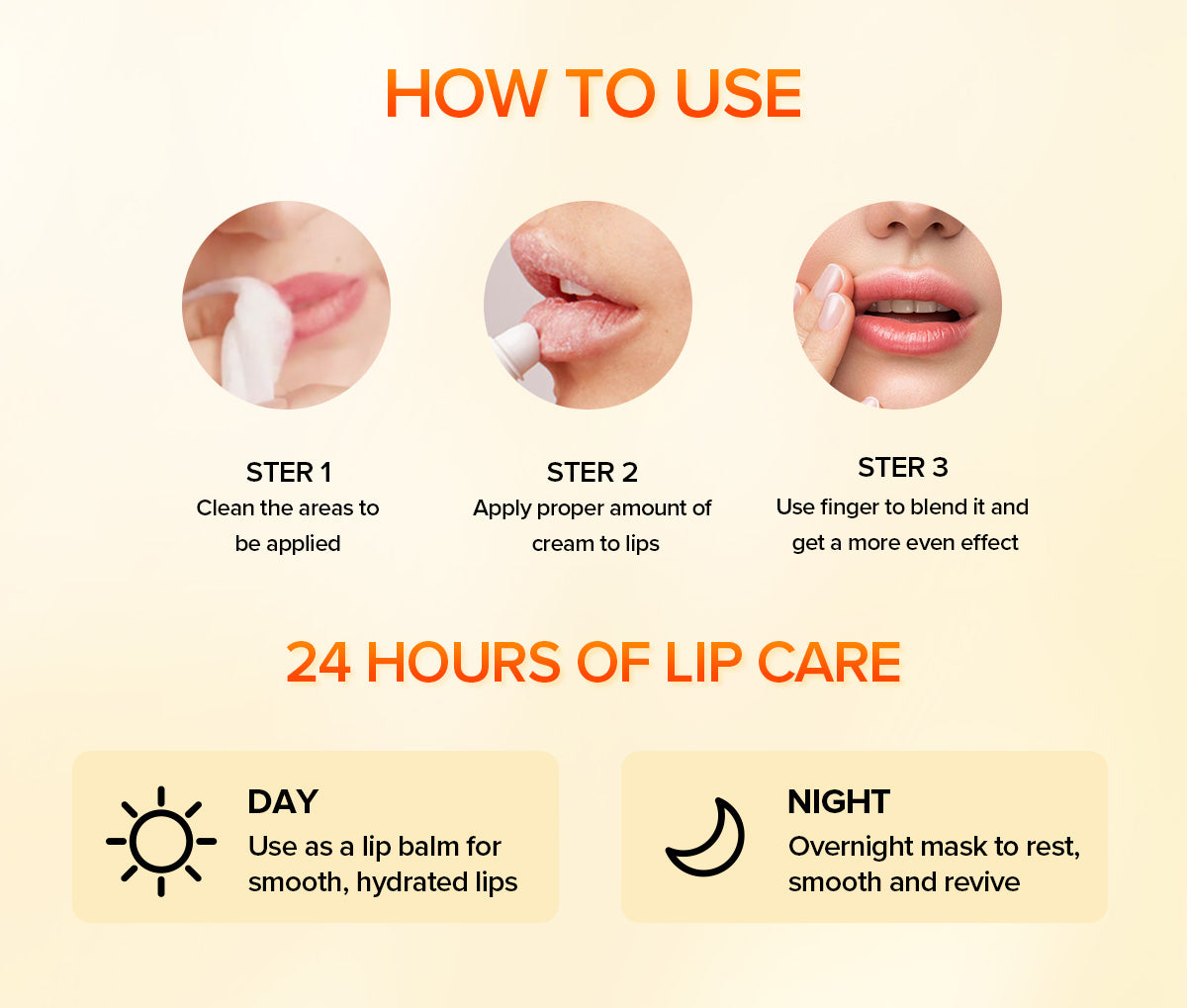 Private Label & Wholesale Vitamin C Lip Smooth Treatment Cream