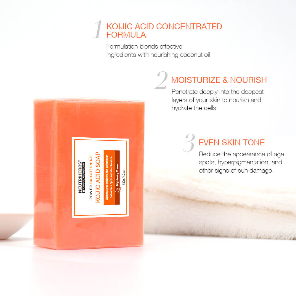 Wholesale Kojic Acid Soap For Whitening Skin 120G Amarrie Cosmetics